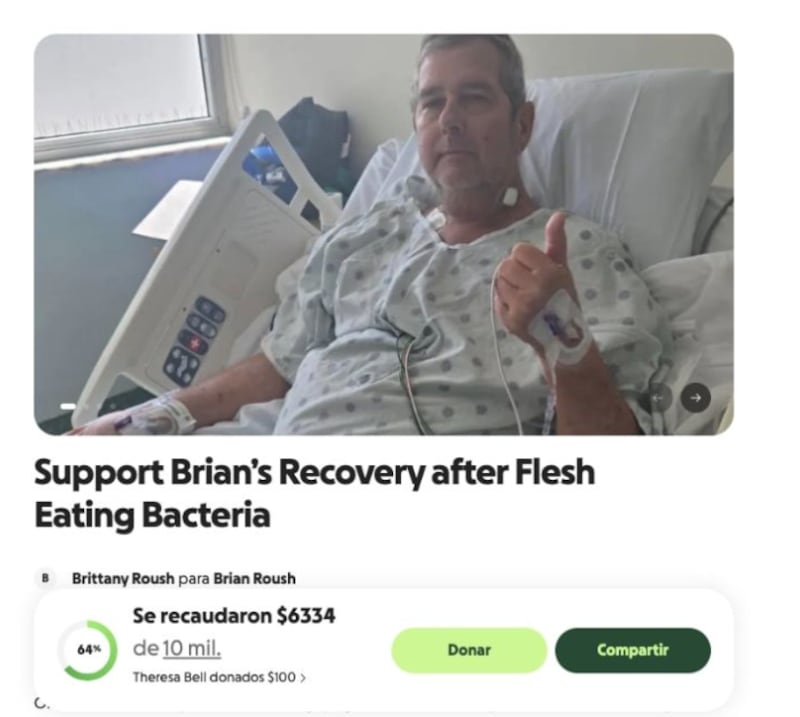 Hombre pierde el tobillo tras infectarse con una bacteria come carne al nadar con cerdos