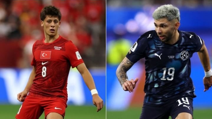 Verdaderas fortalezas del fútbol paraguayo y turco como Miguel Almirón y Arda Güler se enfrentan solo pensando en su primera victoria en el Mundial 2026.