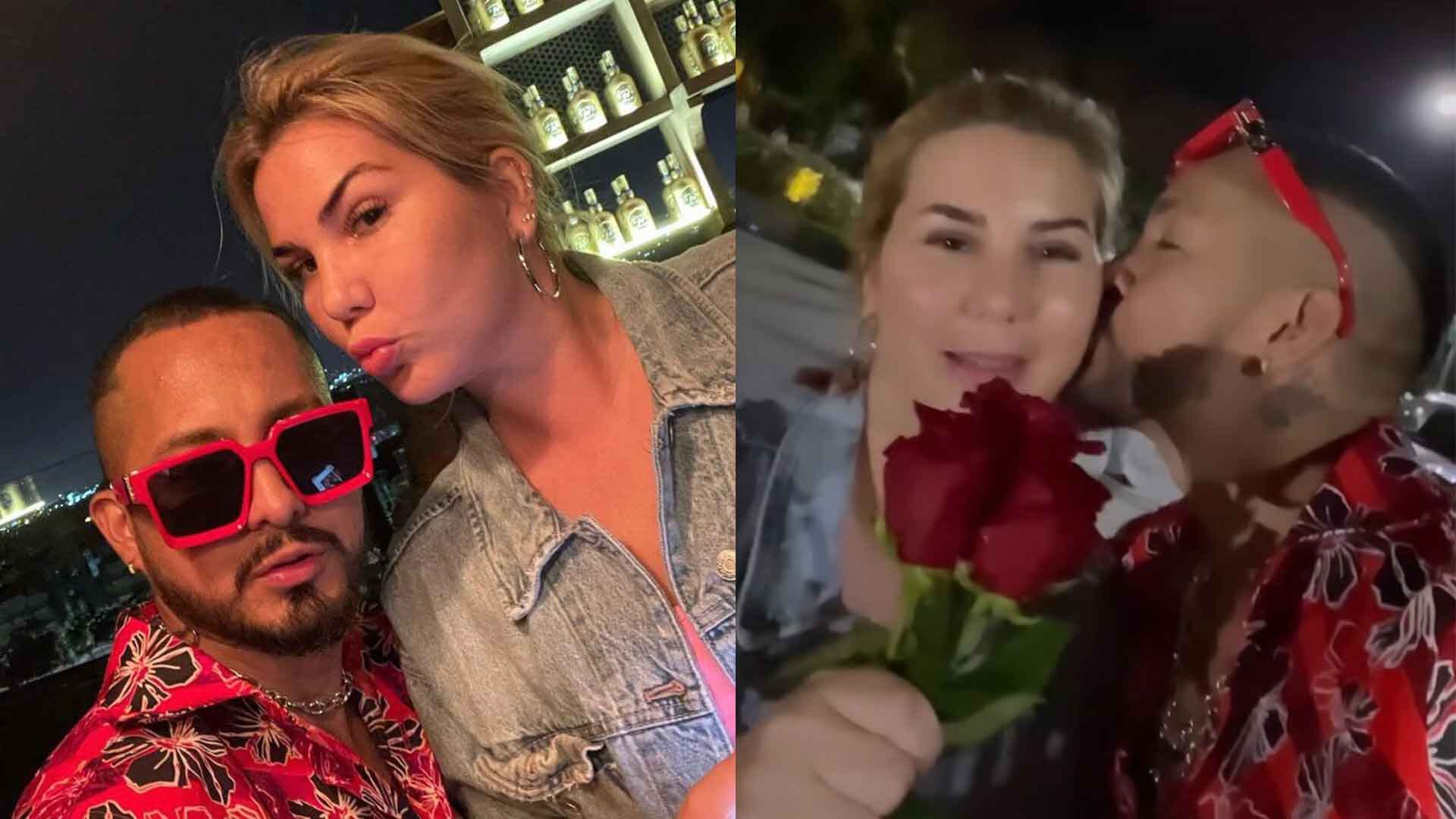 Carolina Jaume junto con Santiago Castro.