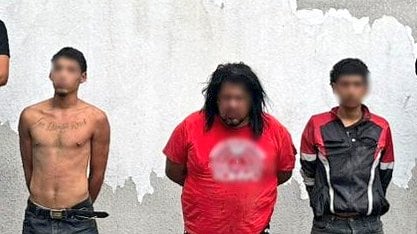 Procesados por secuestro extorsivo en Guayas - Fuente: Policía Nacional