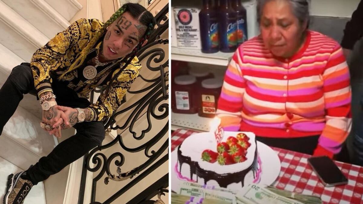 Tekashi 6ix9ine es bien conocido por ser ‘el rapero que regala dinero’ y su madre Natividad Pérez-Hernández no fue la excepción.