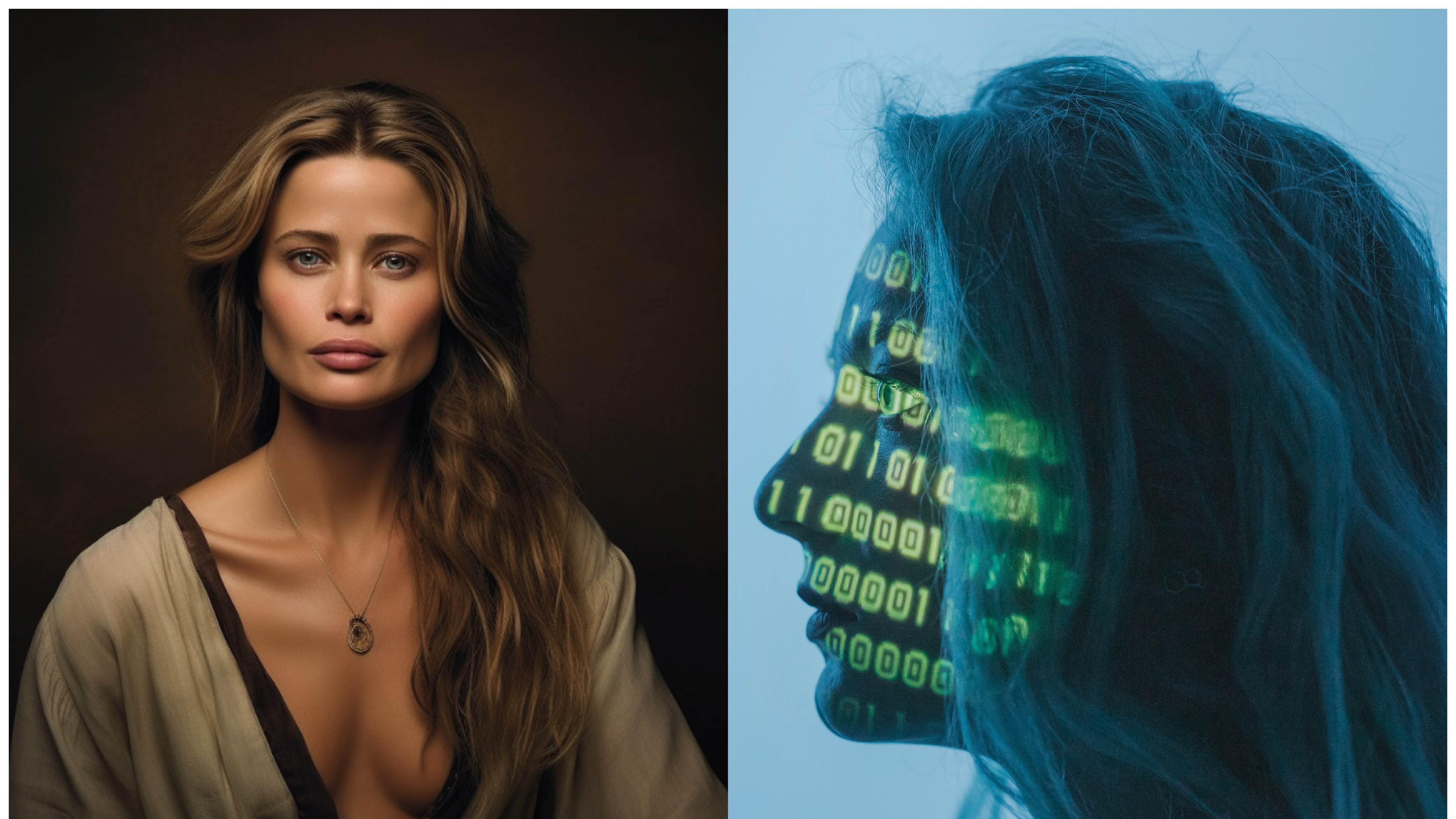 La inteligencia artificial les dio un aspecto completamente a estas estrellas de Hollywood.