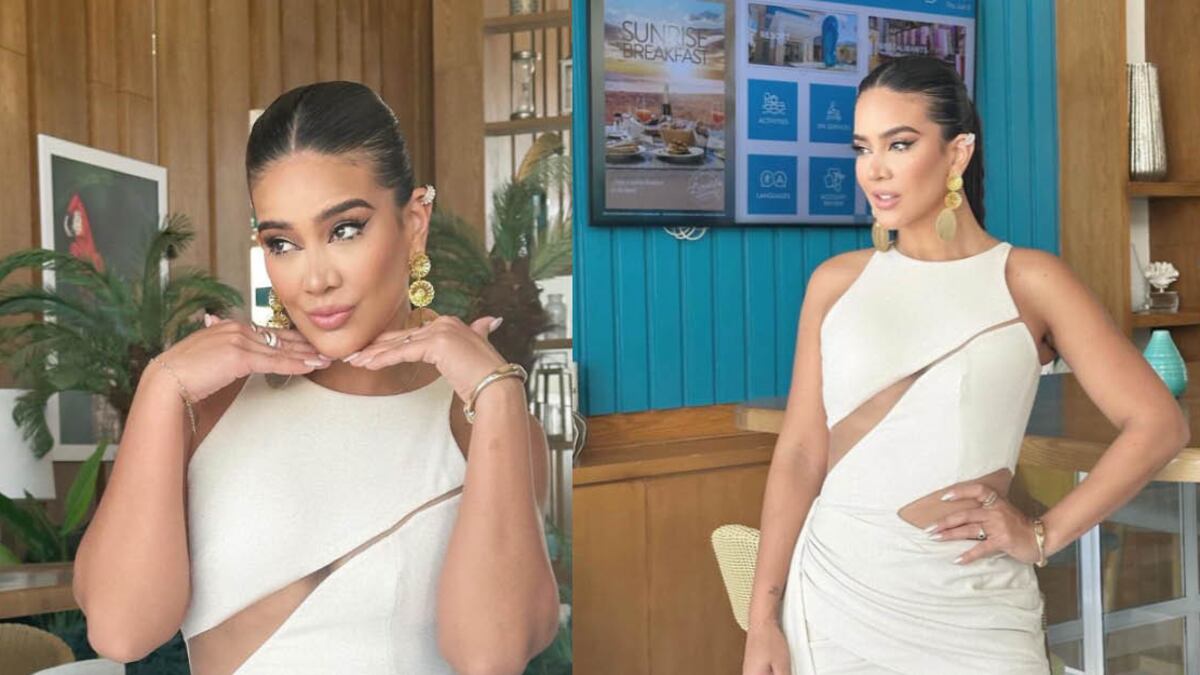 Michela Pincay en los premios Heat