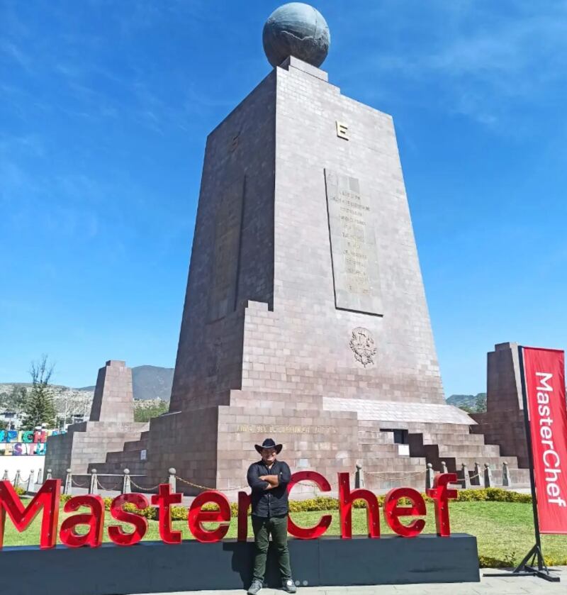 Henry Alvarado antes de entrar a las cocinas de MasterChef Ecuador