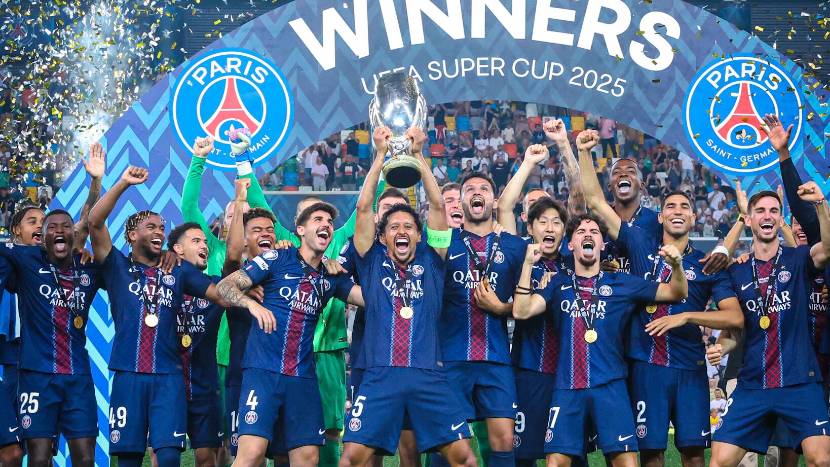 PSG se consagra campeón de la Supercopa