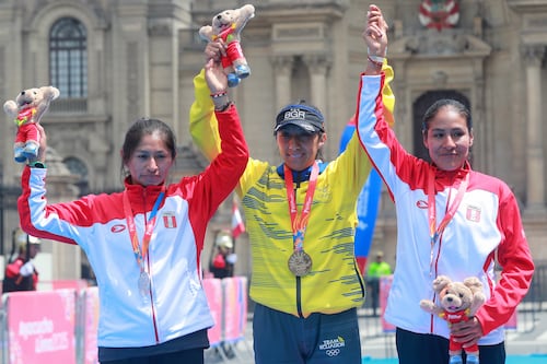 Silvia Ortiz da primer oro a Ecuador en maratón de Juegos Bolivarianos 2025
