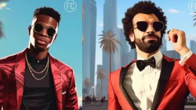 Futbolistas como personajes de GTA VI