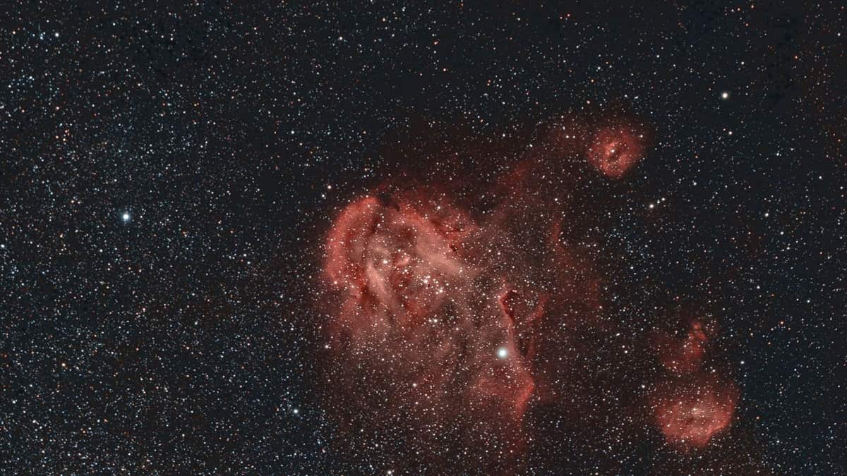 Nebulosa Pollo Corredor. Foto cortesía de ESO