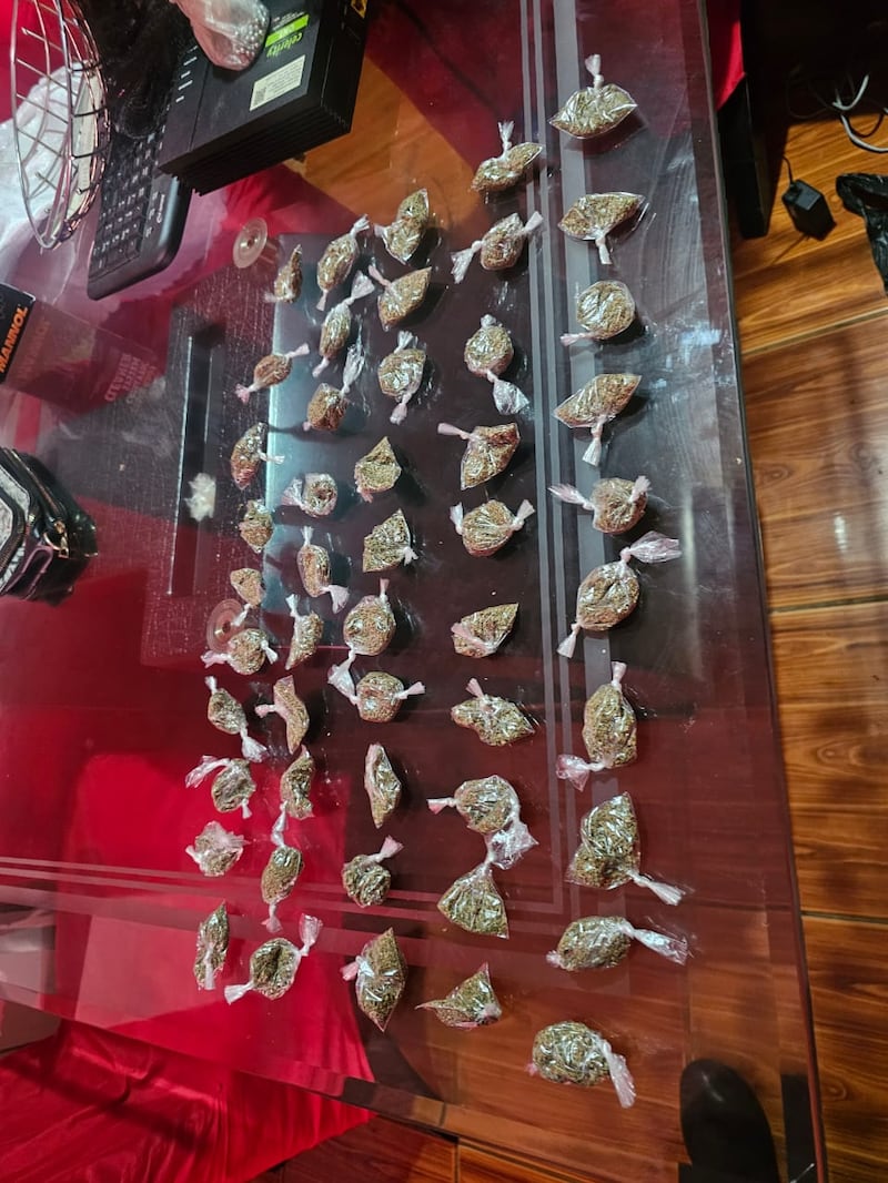 Hallan figuras de la ‘Santa Muerte’ en operativo que desarticuló banda vinculada a ‘Los Lobos’ en Quito. Foto: Policía Nacional