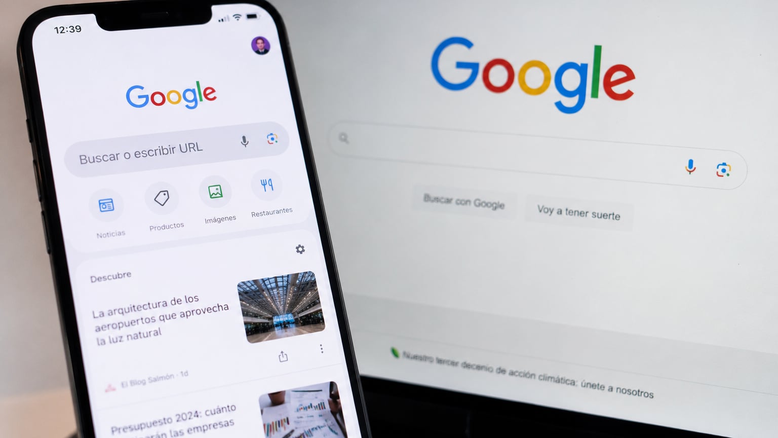 Cambio en Google