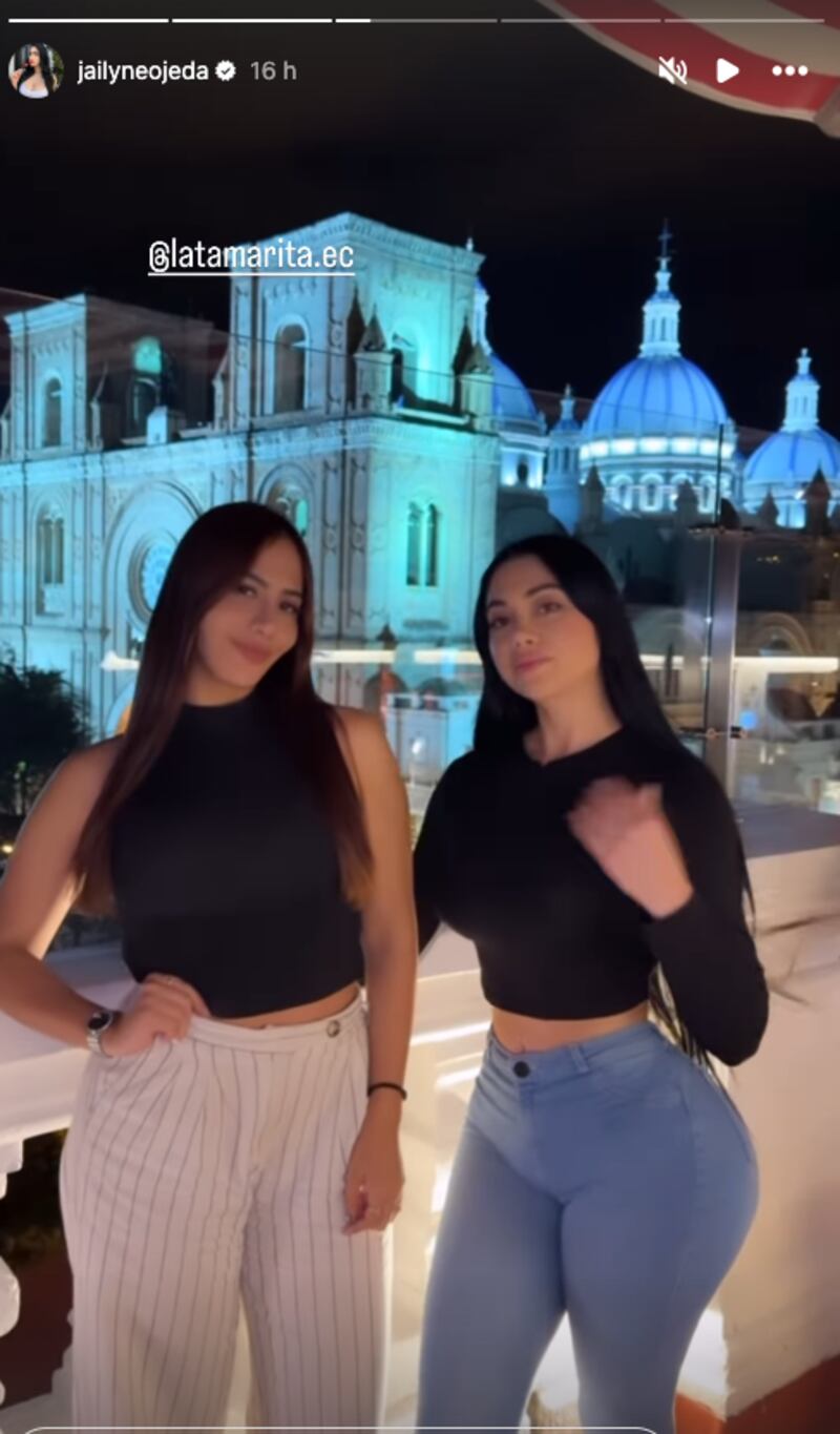 Tami Rivera con Jailyn Ojeda.
