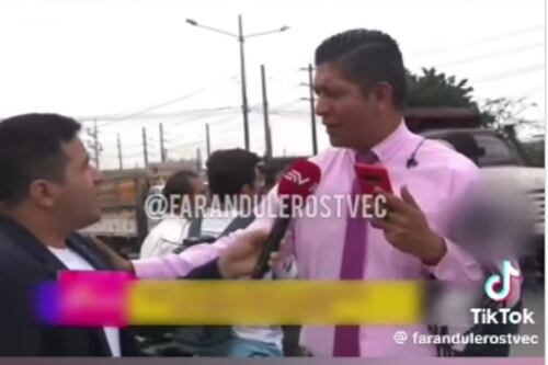 “Deja el drama”: Henry Bustamante entrevistó a periodista de Teleamazonas y así reaccionó