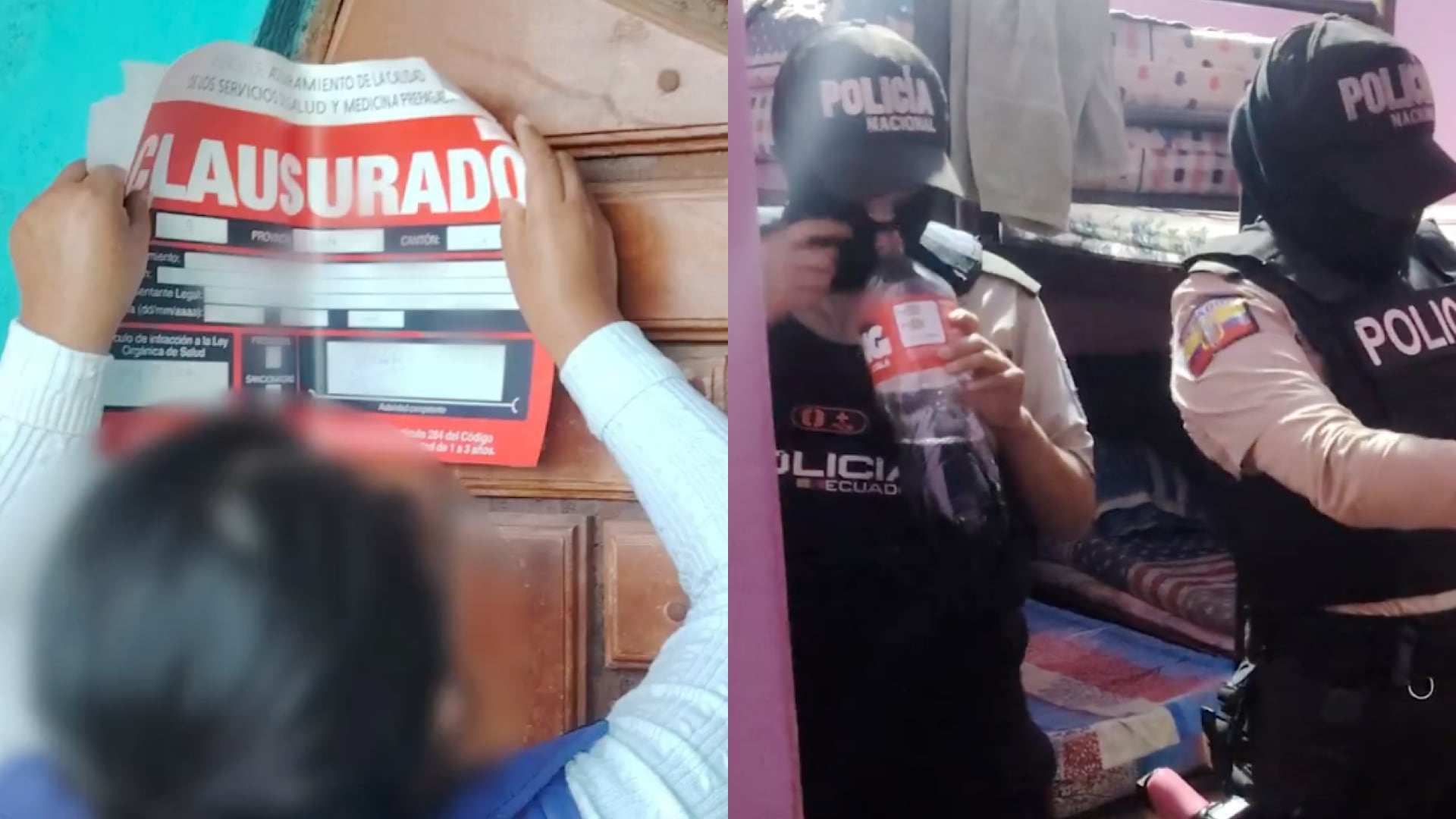 Clausuran centro clandestino de rehabilitación en el sur de Quito