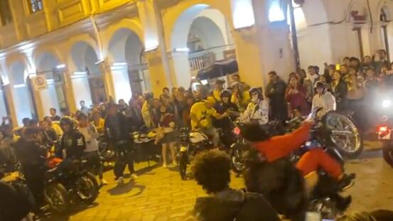 Cuenca: Motorizados generaron caos