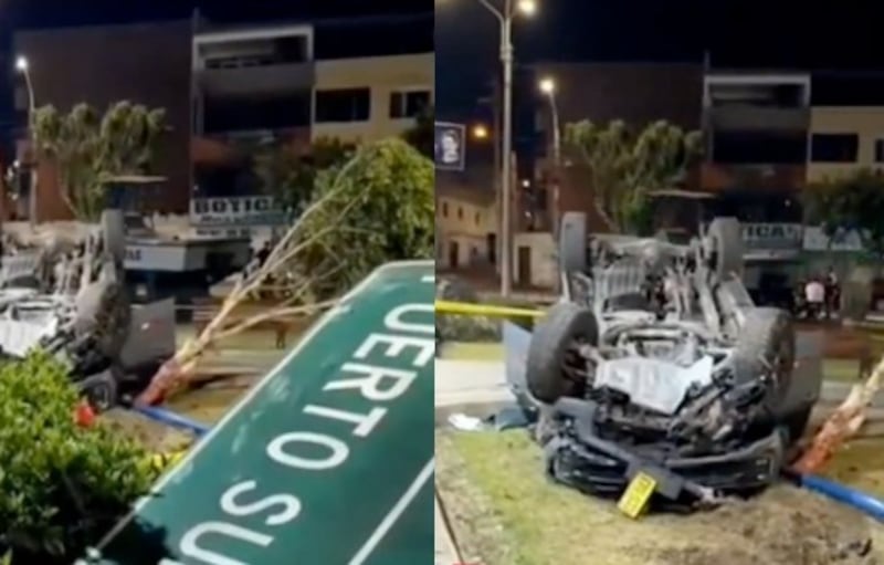 Pedro Simeon Erazo, de 29 años, murió tras el violento accidente ocurrido de madrugada en Puerto Supe.