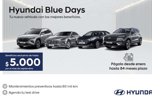 Hyundai Blue Days: ¡El Mes de las ofertas exclusivas para adquirir tu nuevo auto!