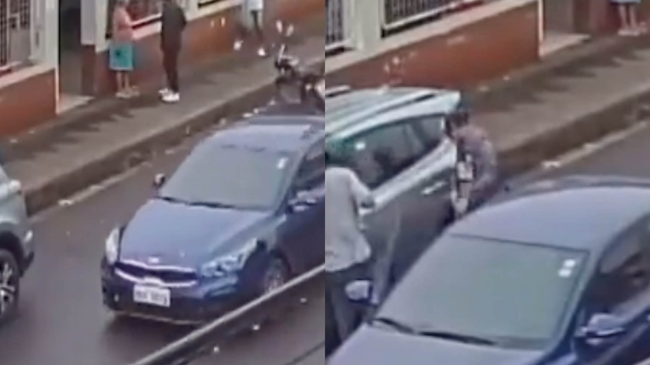 Cámara capta el secuestro del Director del centro de salud en San Carlos, Quevedo