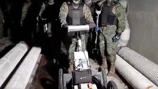 Robot usado para encontrar túneles en cárcel de Turi.