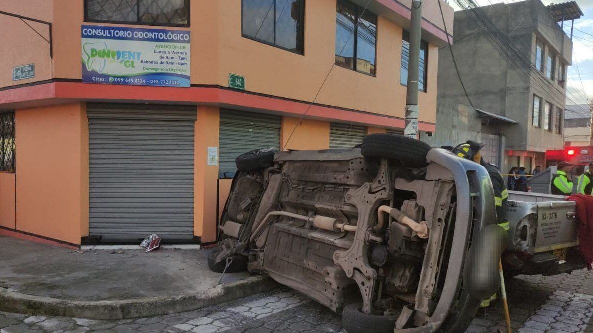 Accidente en el sur de Quito