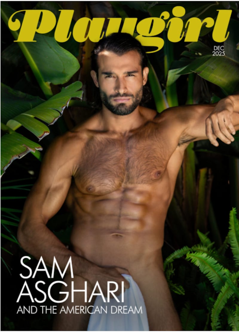 Sam Asghari, ex de Britney Spears, se destapa en una audaz portada de Playgirl