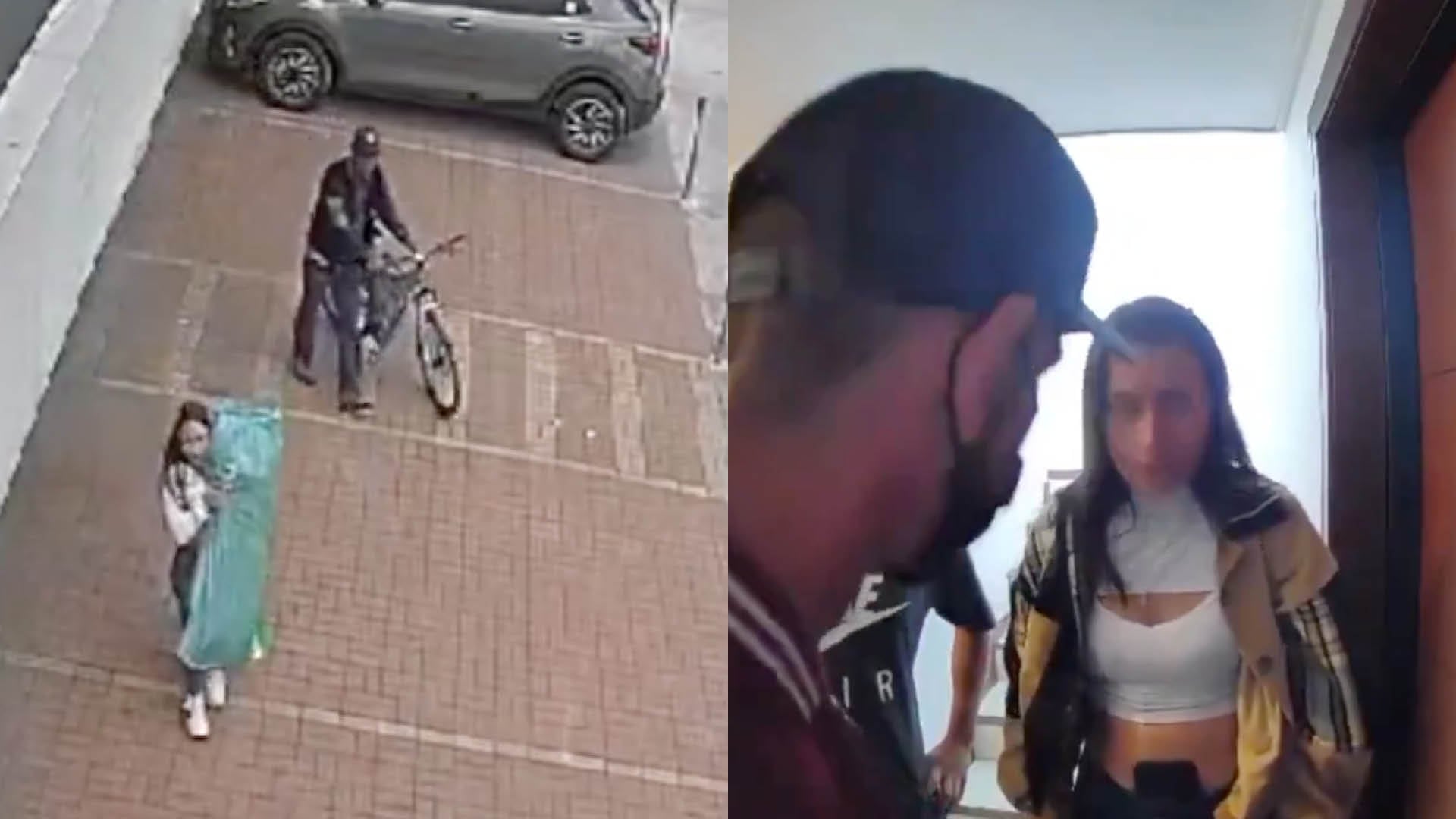 Videos captaron a delincuentes ingresando y robando domicilios en el norte de Quito.