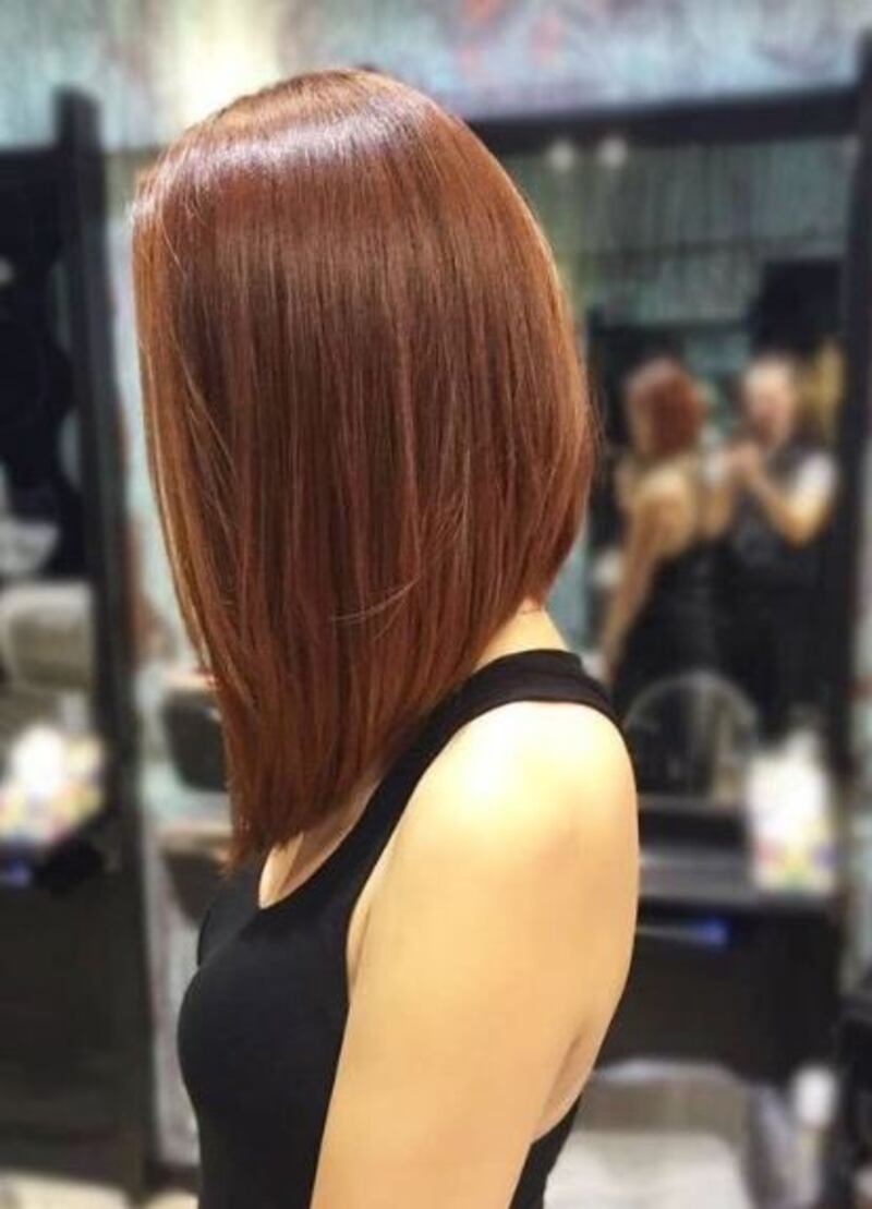 Corte de cabello Bob Line