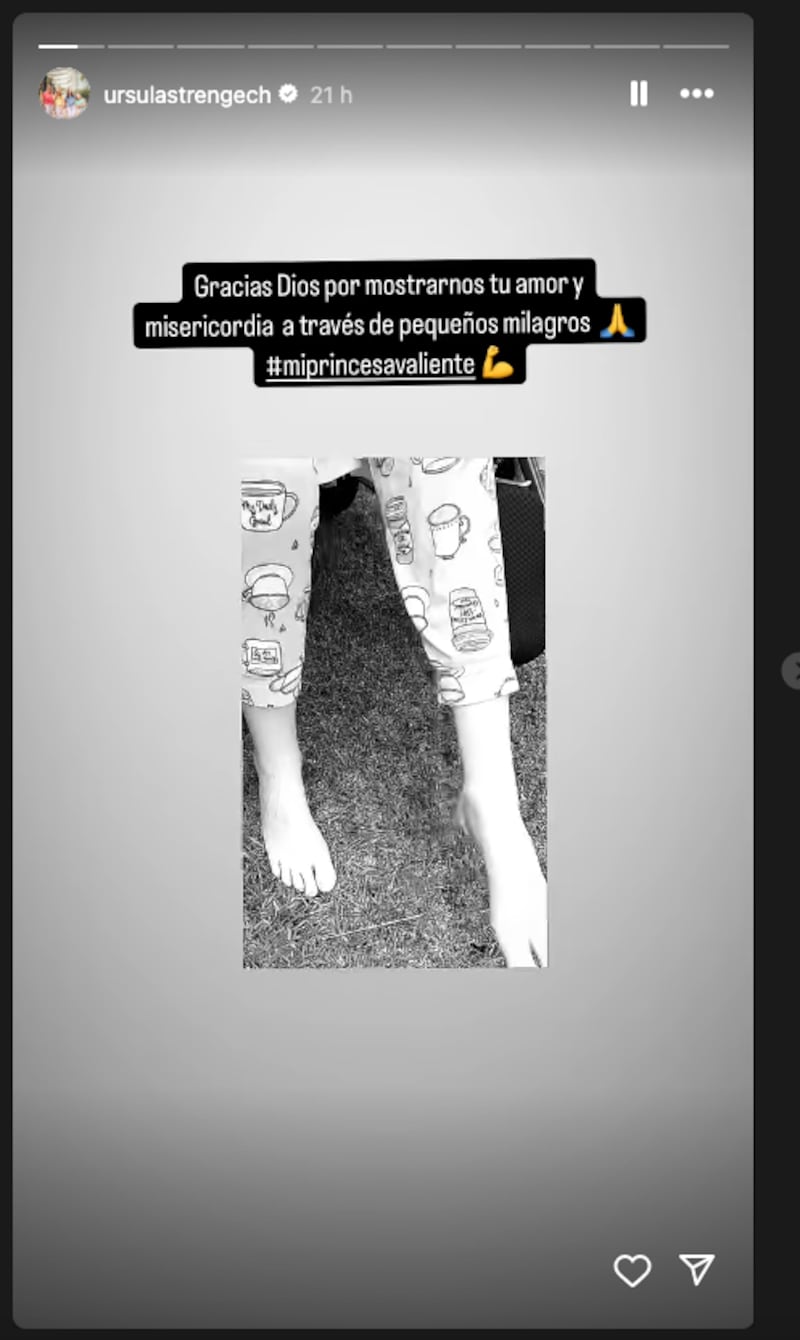 Recuperación de la hija de Úrsula Strenge, Camila