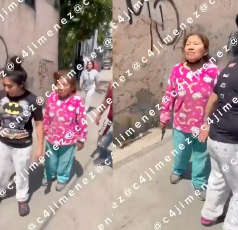 mujer dispara vecino