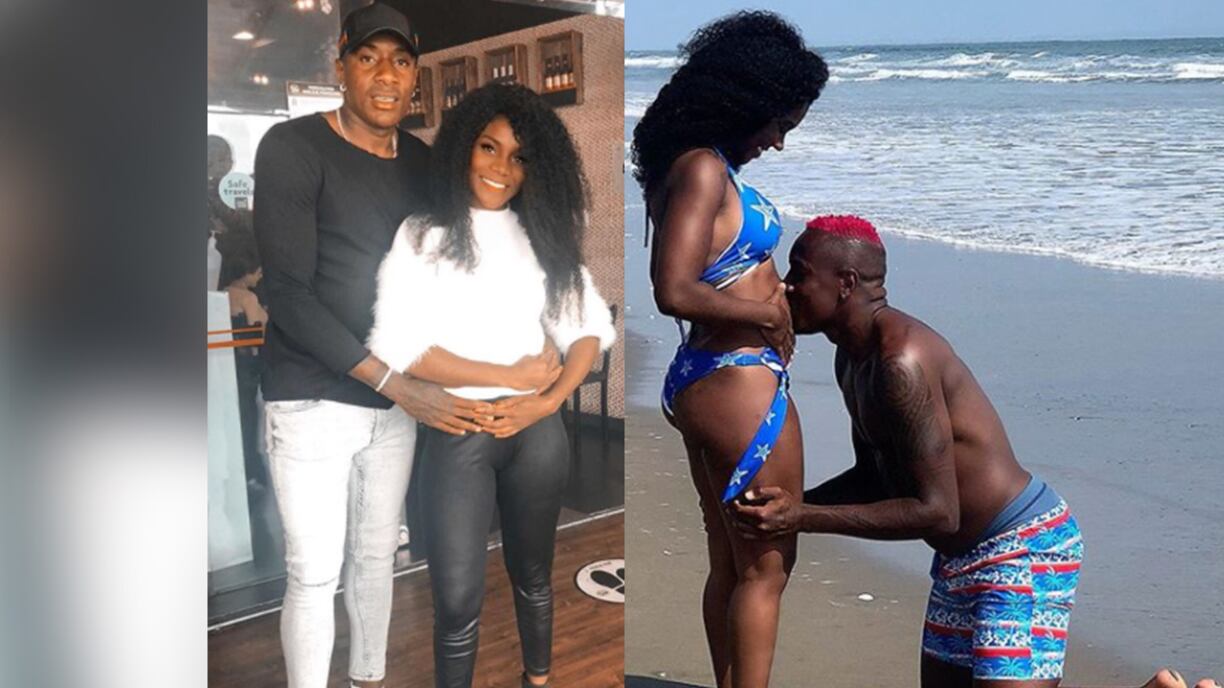 Kevin Mina y Erika Valencia