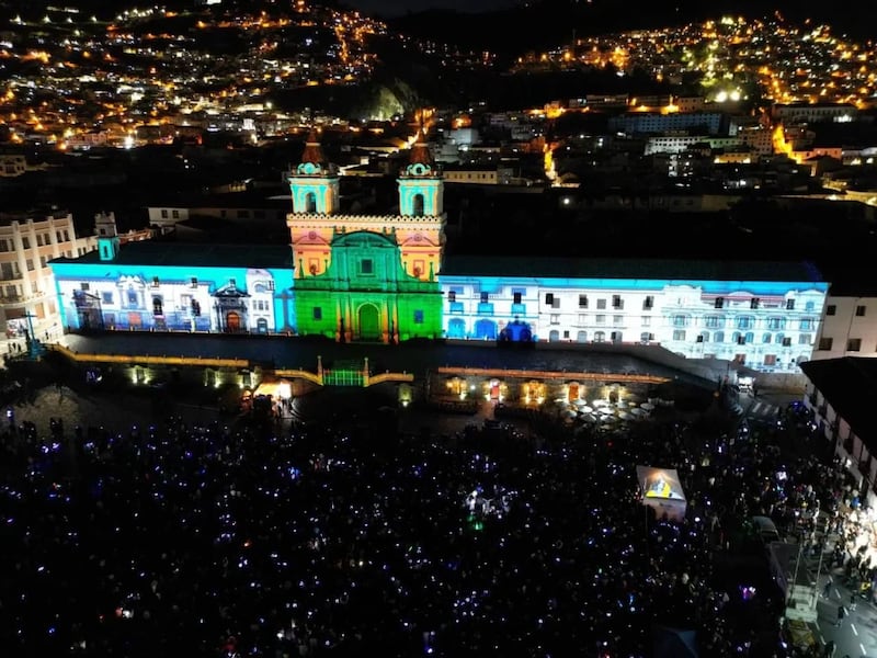 Festival de luces ‘Quito Luz de América’
