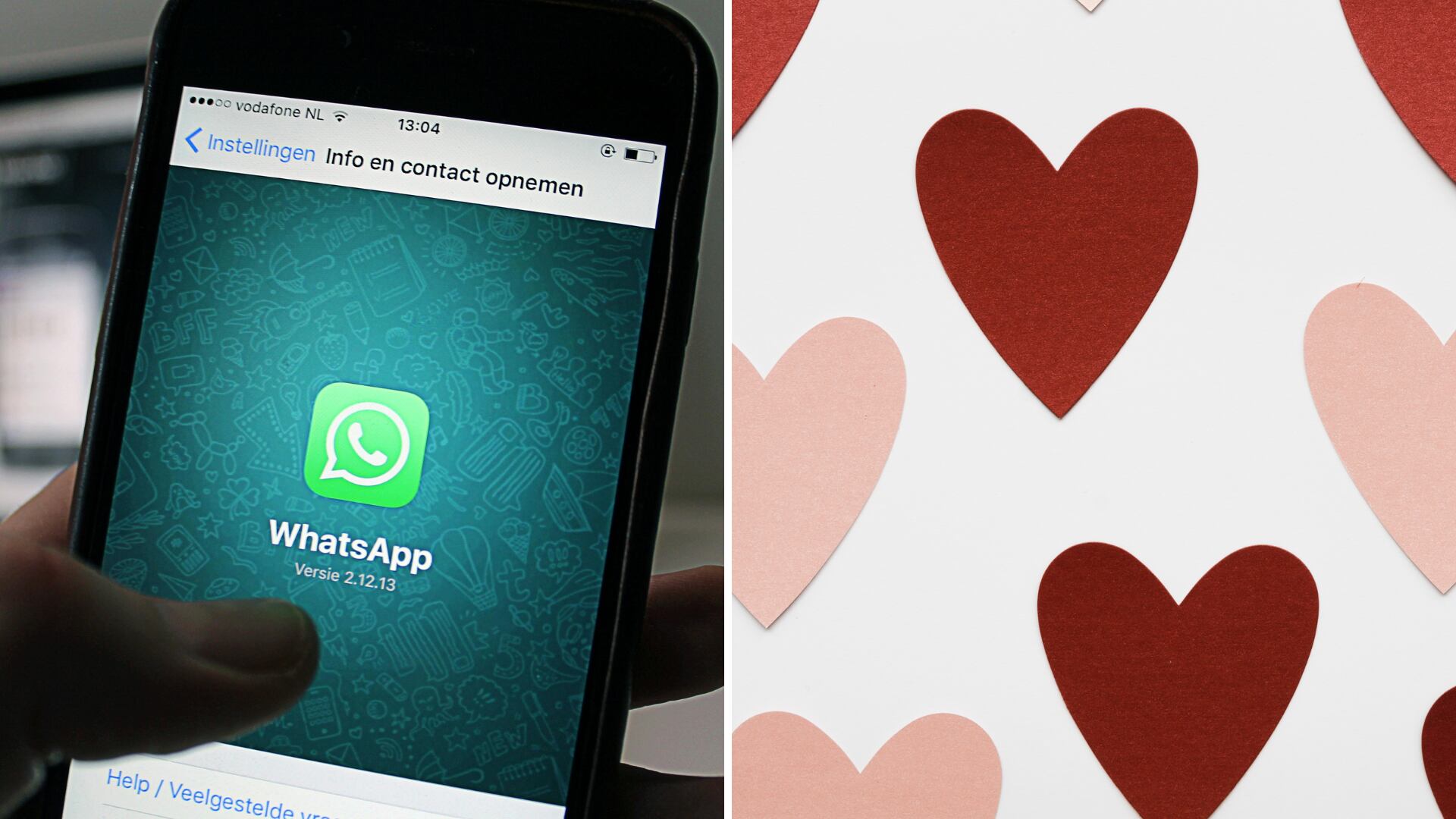 Corazón marrón en Whatsapp