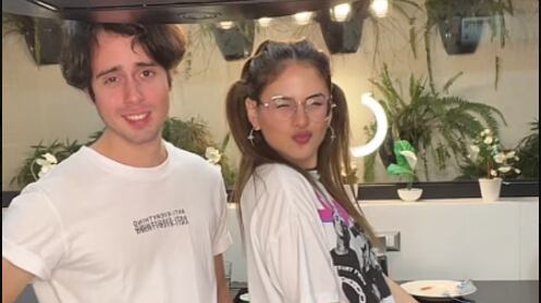 Mar Rendón y su novio Óscar