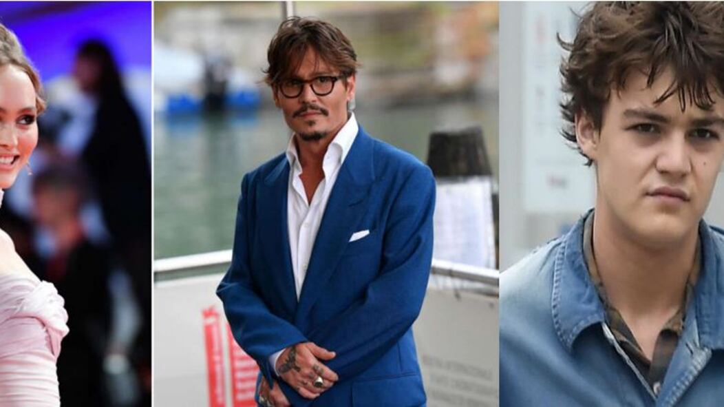 Johnny Depp, Lily-Rose y Jack.