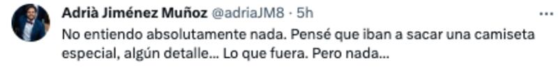 Publicación de hinchas del Brighton