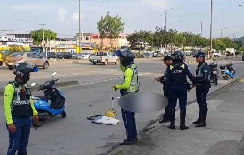 Delincuente arrollado en Guayaquil