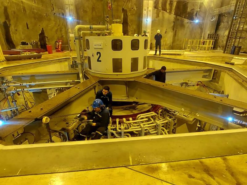 La central hidroeléctrica Mazar reanudó su operación