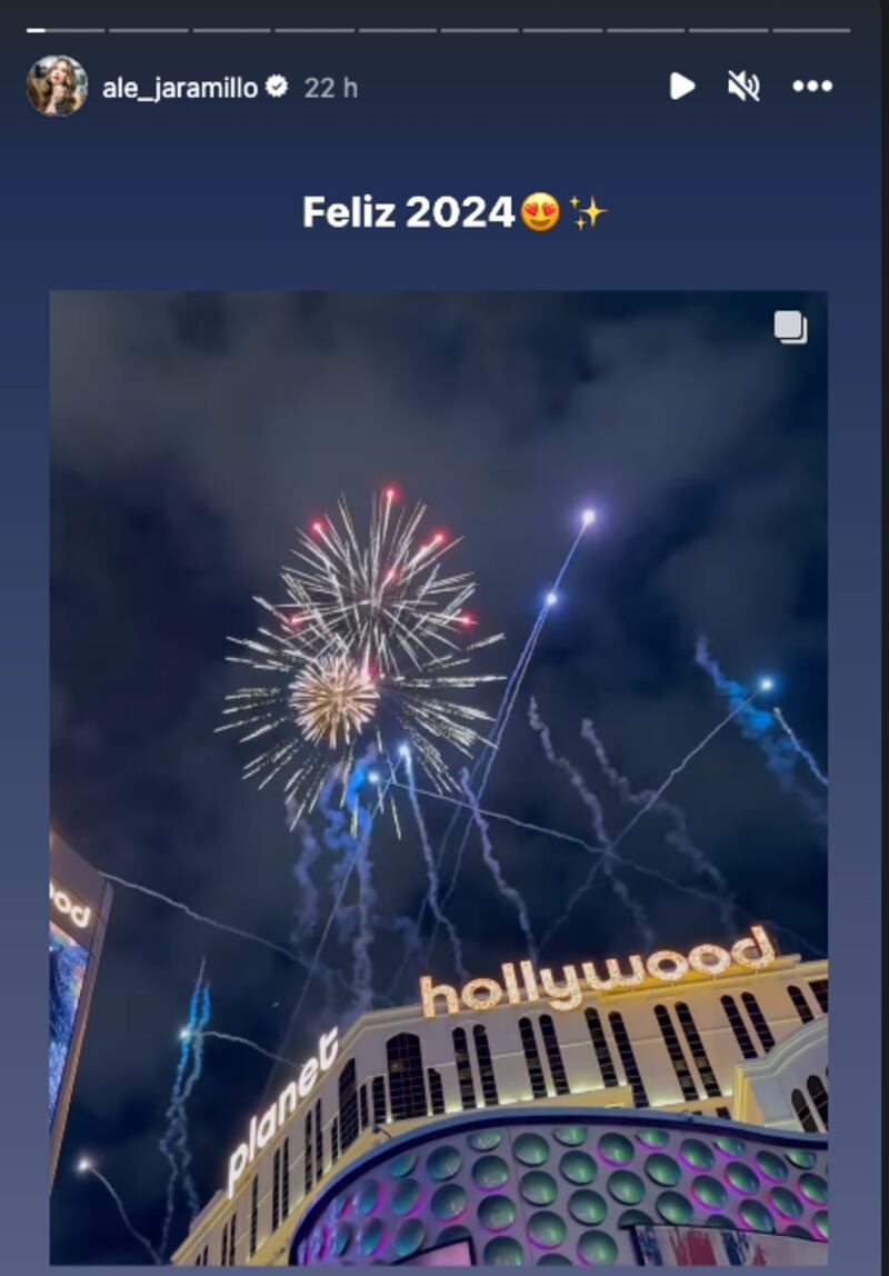 Alejandra Jaramillo y Beta Mejía celebrando el año nuevo