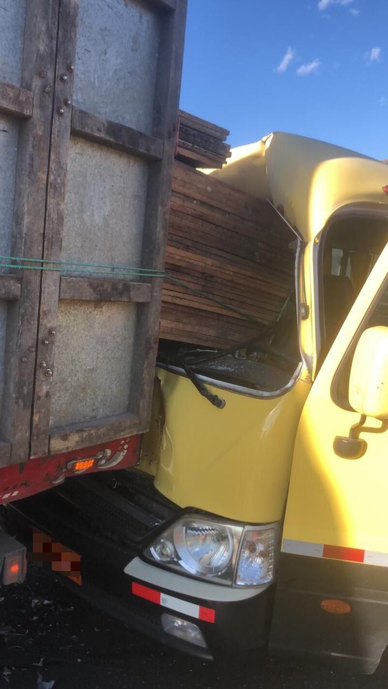 Quito: heridos tras accidente de tránsito en la Av. Interocéanica