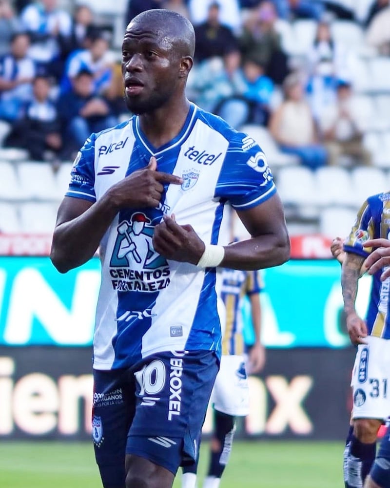 Enner Valencia marca su primer gol en su regreso al Pachuca.