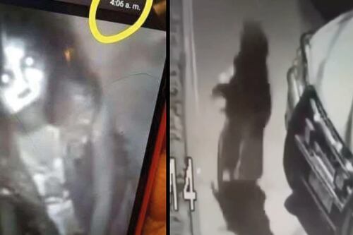 ¿Es un espeluznante fantasma? Video de una niña en unos estacionamientos causa terror
