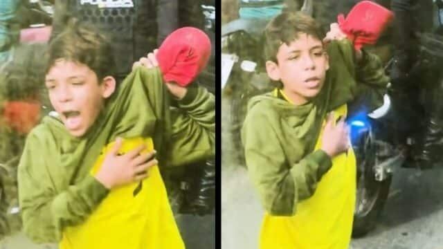 Niño aficionado de Barcelona SC