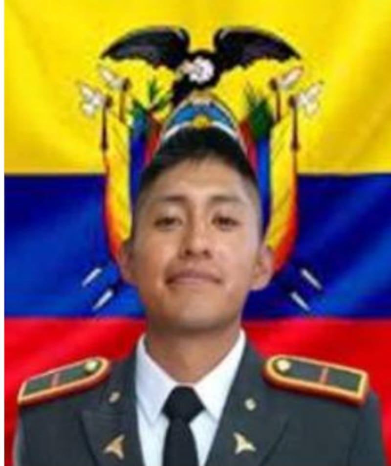 soldado de sanidad Marlon Rodrigo Guamushig Reysancho