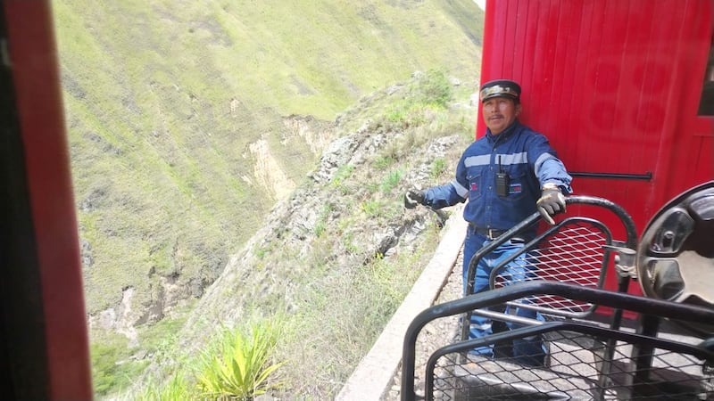 Tren Nariz del Diablo en Alausí