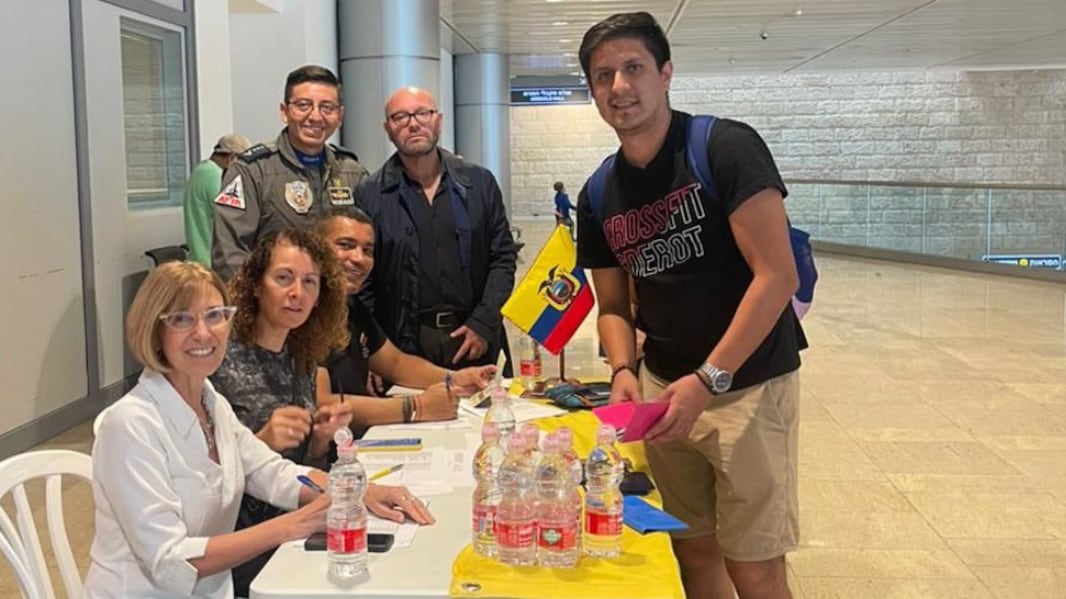 Ecuatorianos arribarán a Ecuador desde Tel Aviv en vuelo humanitario.