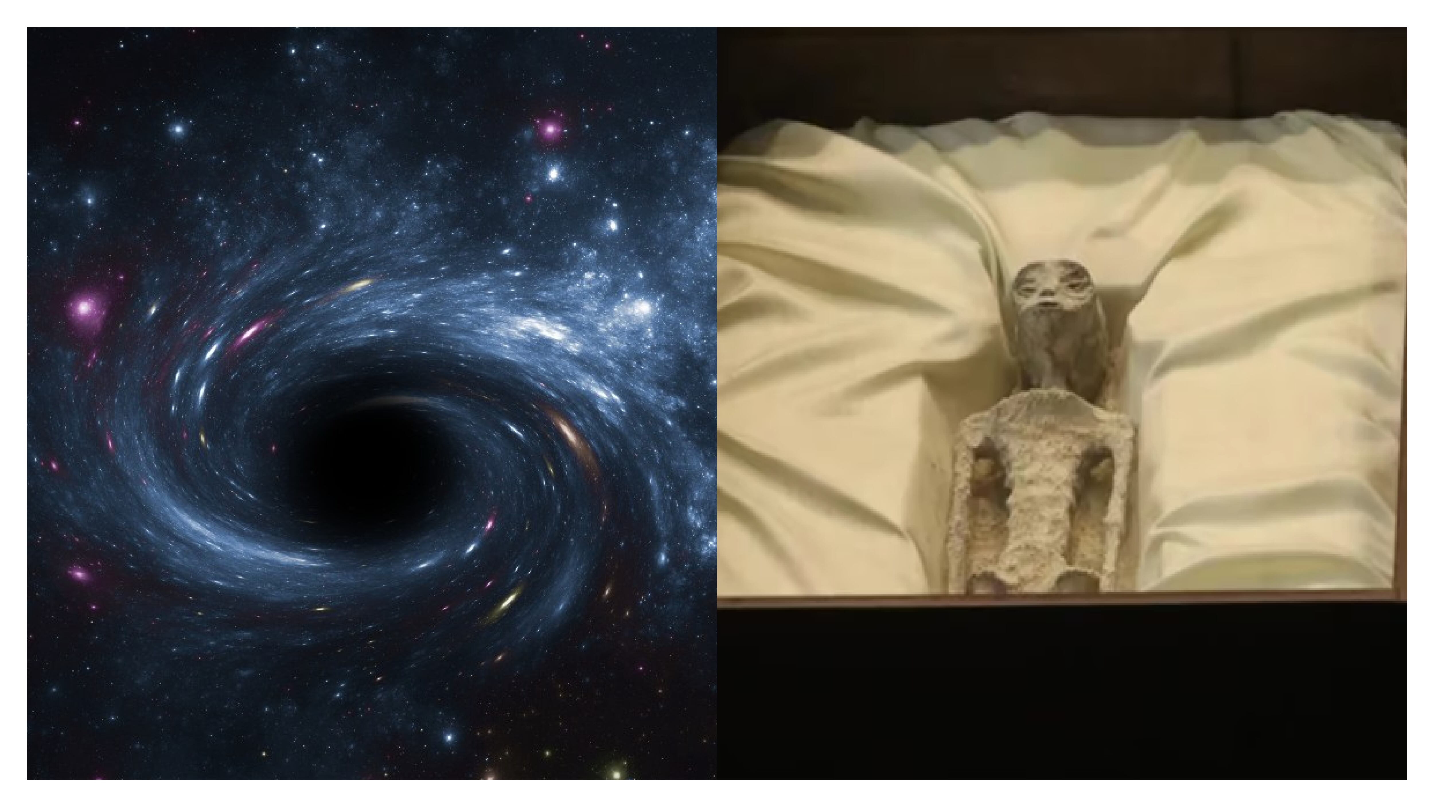 Agujeros negros y ovnis están más cerca de los que pensábamos.