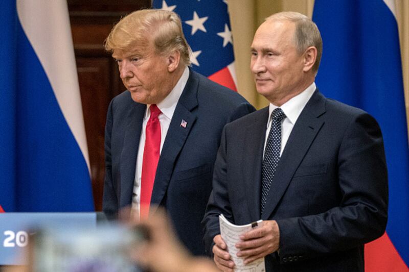 Donald Trump y Vladimir Putin.