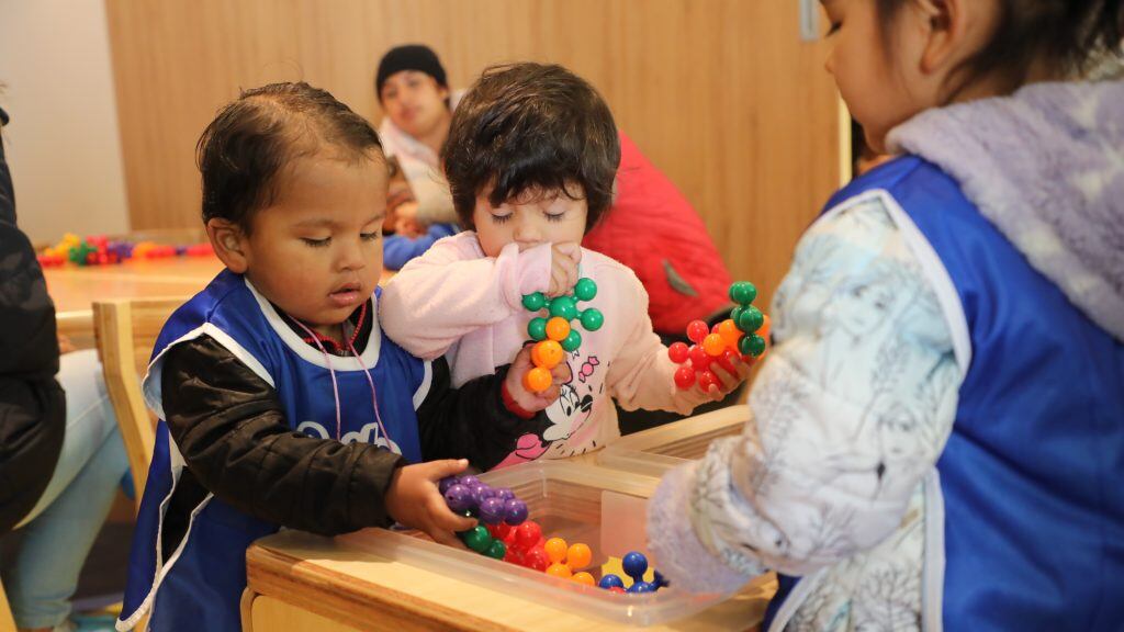 'Quito Wawas'. Cada centro atiende entre 36 y 45 niños