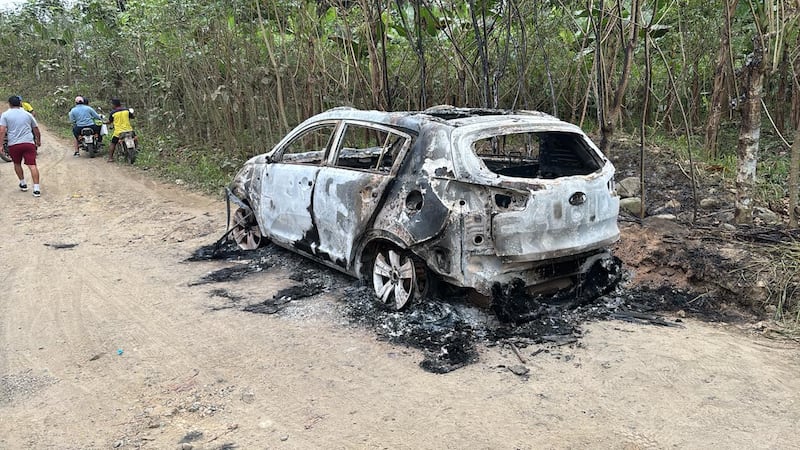 Cámaras de seguridad grabaron el momento en que sujetos asesinaron a siete personas en Santo Domingo