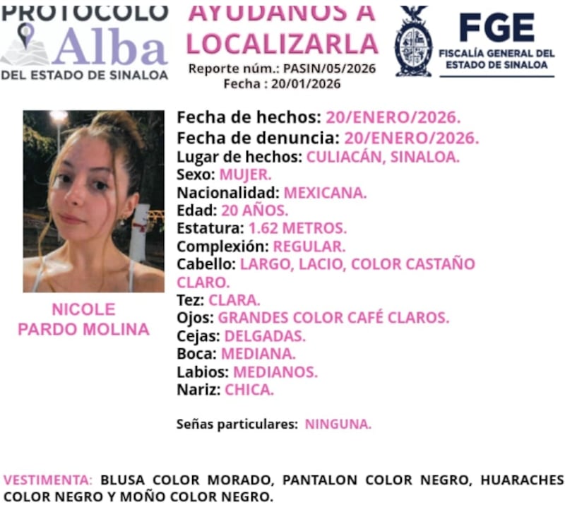 Influencer mexicana “La Nicholette” fue interceptada por sujetos armados