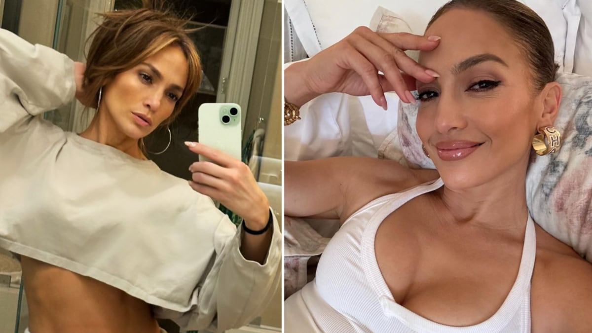 Jennifer Lopez celebró su fiesta de cumpleaños con este look Bridgerton.